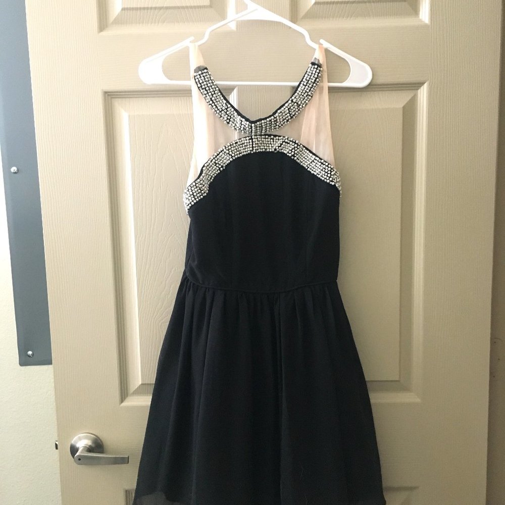 Way-In Black Cocktail Dress